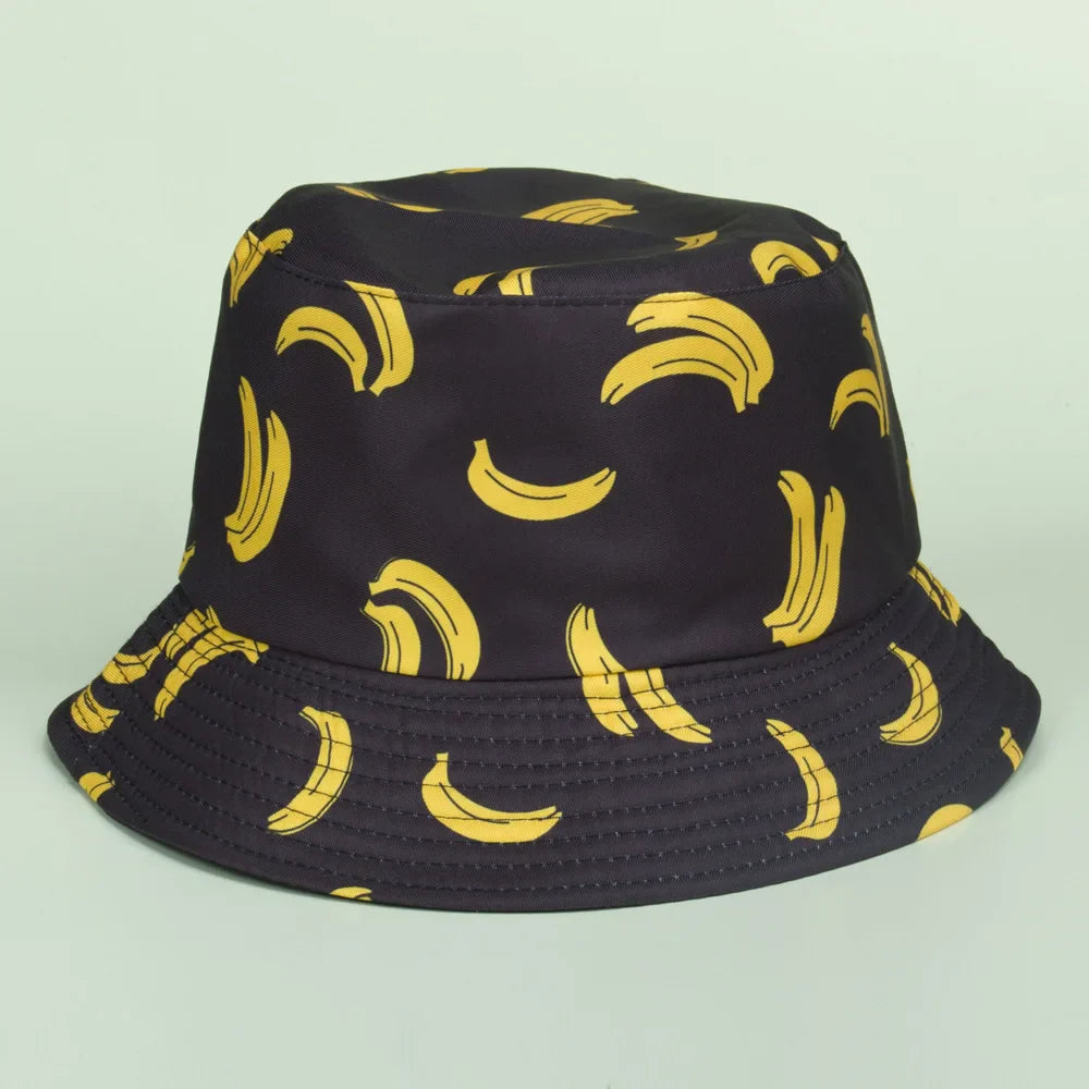 Two Sided Fruit Bucket Hats