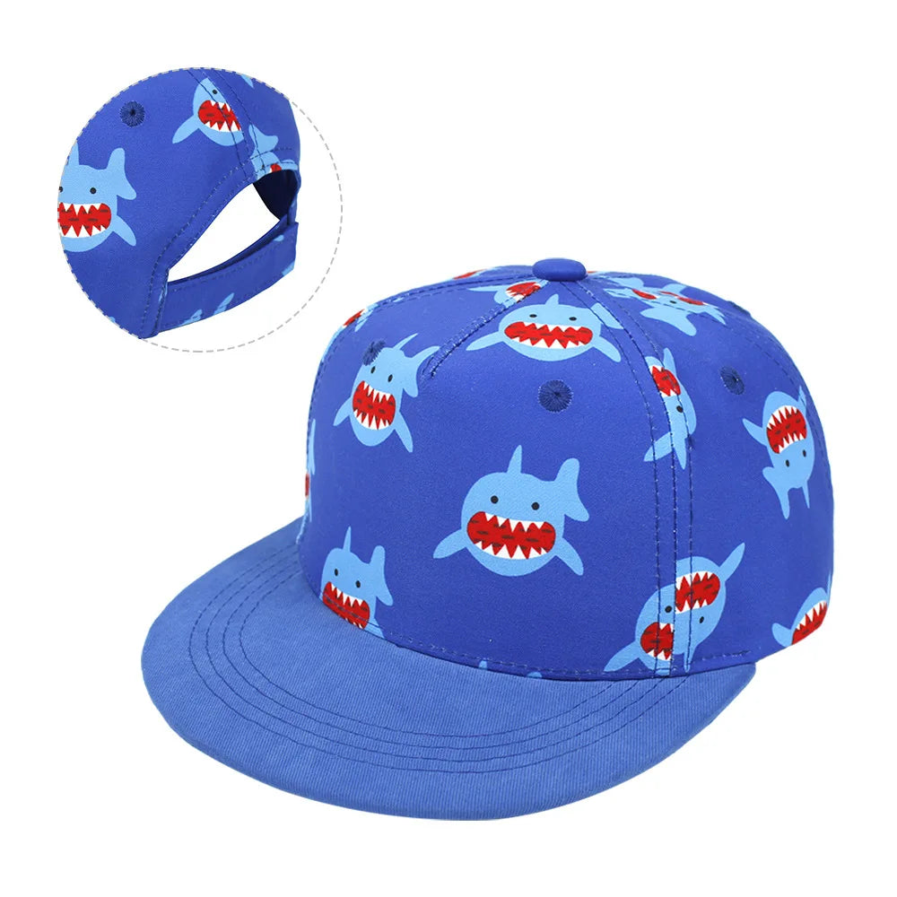 Children Animal Print Caps