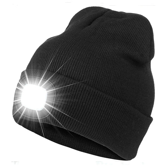 Beanie mit LED-Licht