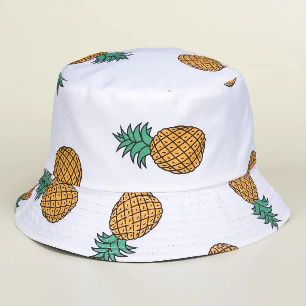 Two Sided Fruit Bucket Hats