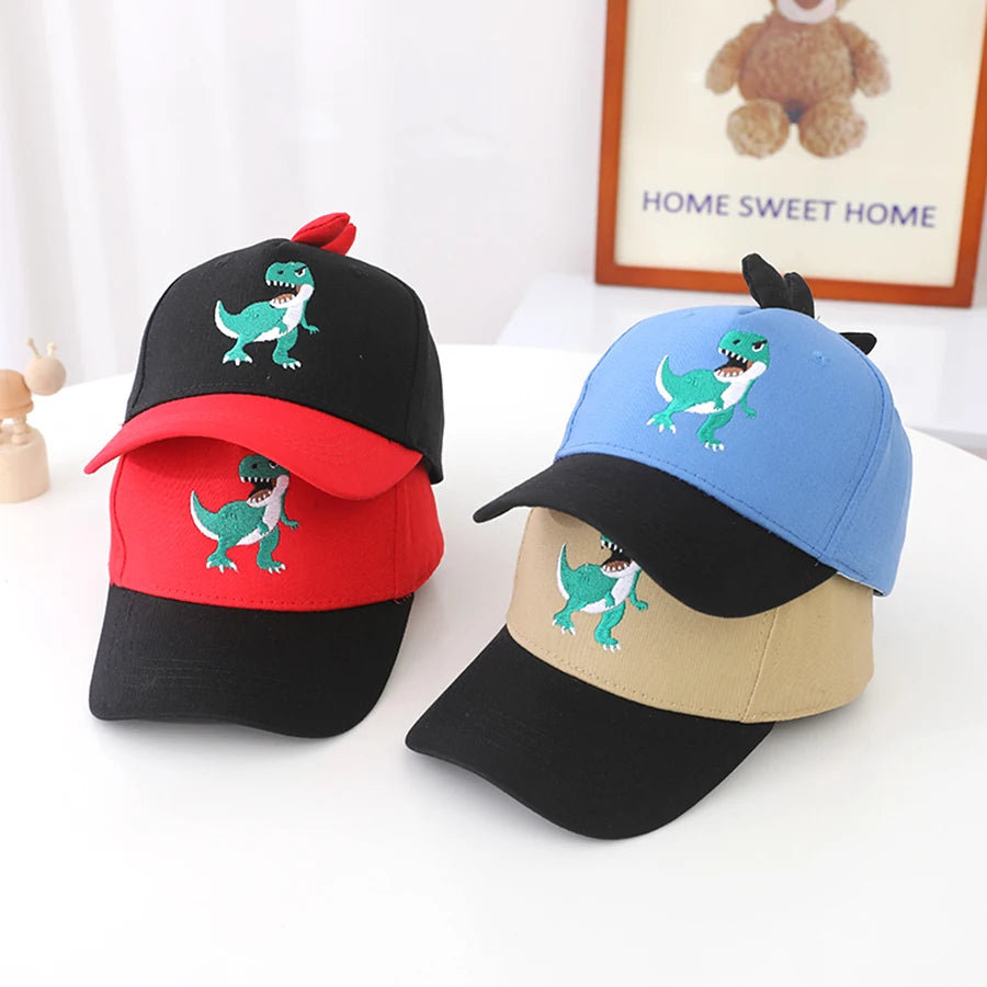 Boys Dinosaur Caps