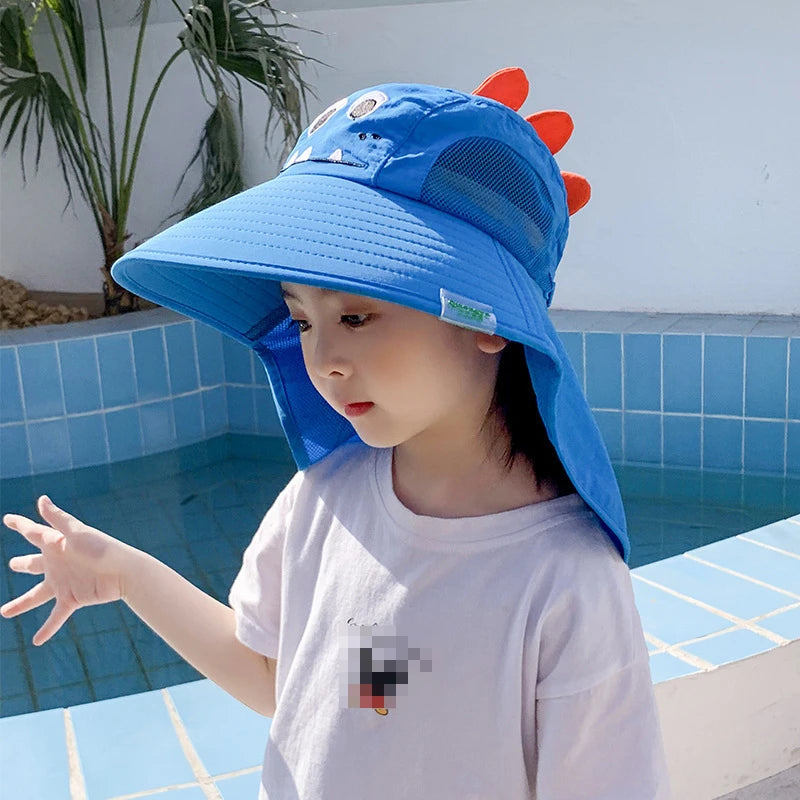 Children Sun Cover Hat